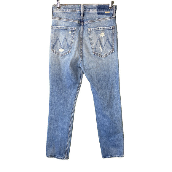 MOTHER Superior Jeans Womens Sz 26 Rider Ankle Far Beyond The Sky Casual Pants - Picture 4 of 12